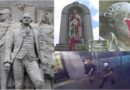 Por acusarlo de “esclavista y asesino” anarquistas atacan estatuas