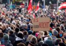 Multitudinaria protesta en Viena contra el confinamiento