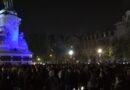 Manifestación en París tras la segunda vuelta de las elecciones presidenciales