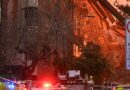Impresionante incendio provocó el colapso de un edificio de siete pisos en Australia