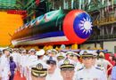 Taiwán bota su primer submarino de fabricación propia