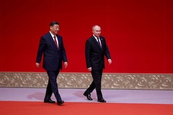 Vladimir Putin y Xi Jinping