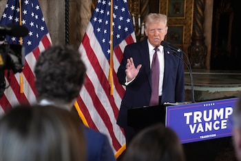 Trump, al ser consultado sobre